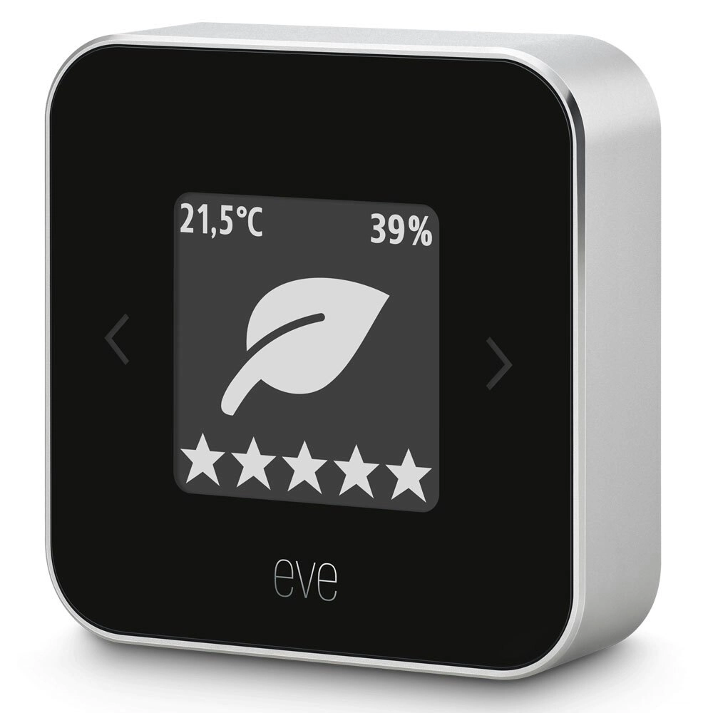 Eve Room 5V Wireless Indoor Air Quality Temperature/Humidity Monitor w/ Thread