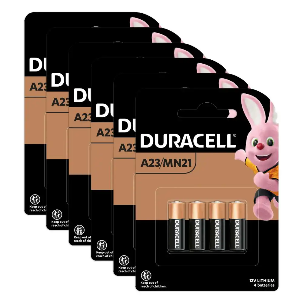 6x 4pc Duracell Specialty MN21 Alkaline Battery Single Use Batteries