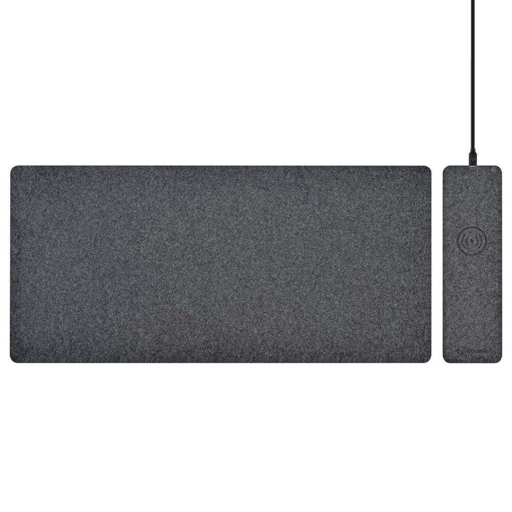 Bonelk Magnetic Split Qi Wireless Charging Desktop Mouse Mat Pad 82x34cm Grey