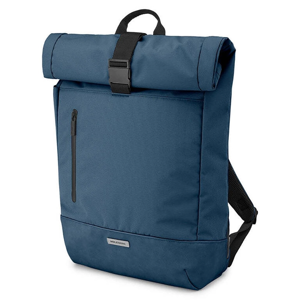 Moleskine Rolltop Backpack Work/Travel Bag 48cm For 15" Laptop Sapphire Blue