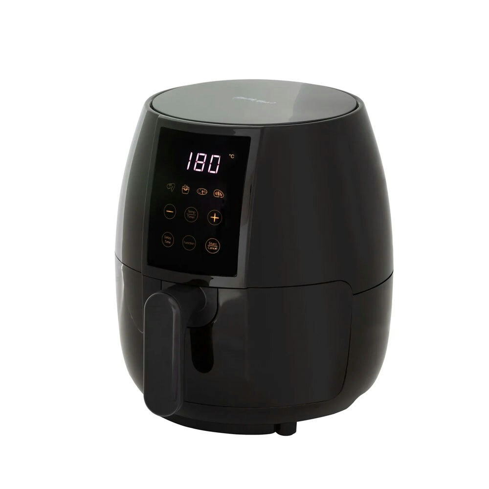 Healthy Choice 3L Black Digital Air Fryer w/200°C, Non-Stick & Removable Basket