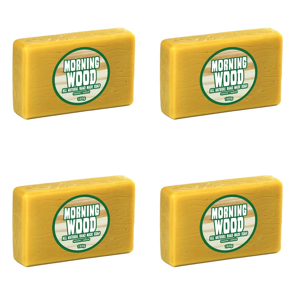 4PK Gamago Morning Wood Bar Soap 150g Natural Royal Pine Scent Body Fragrance