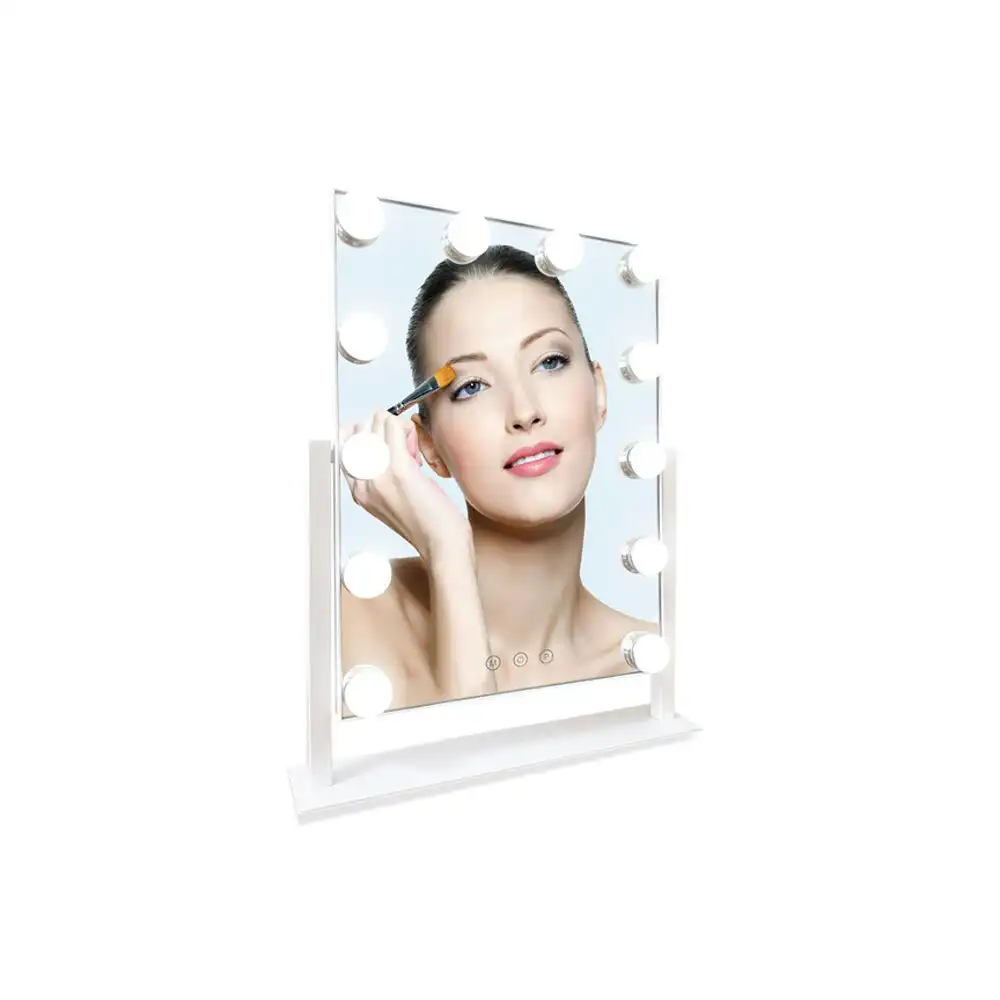 Impressions Rechargeable LED Hollywood Vanity Tabletop Mirror 35x7x43.8cm