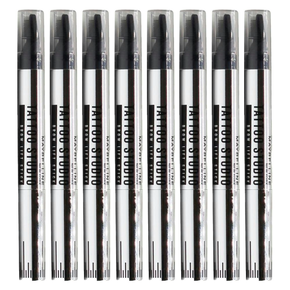 8x Maybelline Brow Lift Stick Clear Tattoo Studio Women Face Beauty Makeup 1.1g