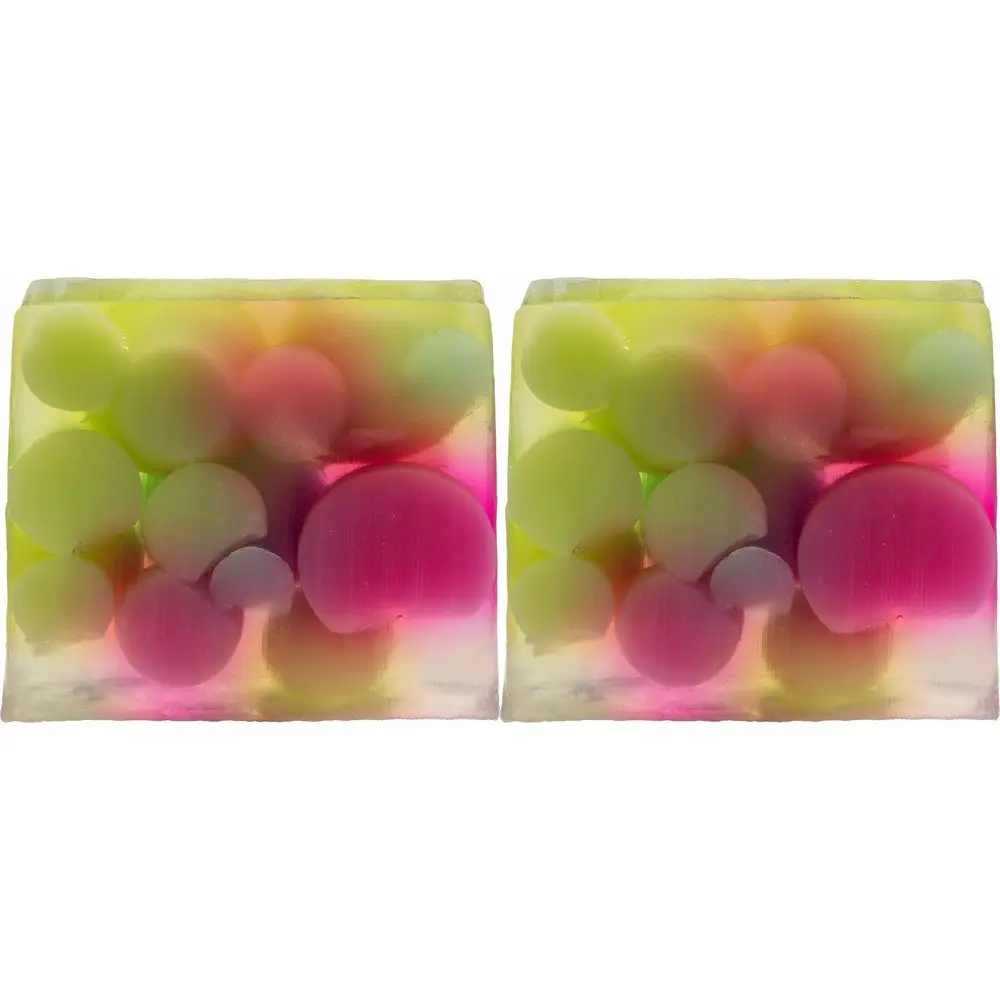 2PK Bomb Cosmetics Bubble Up Scented Bath Soap Slice Bar Body Fragrance Fizzies