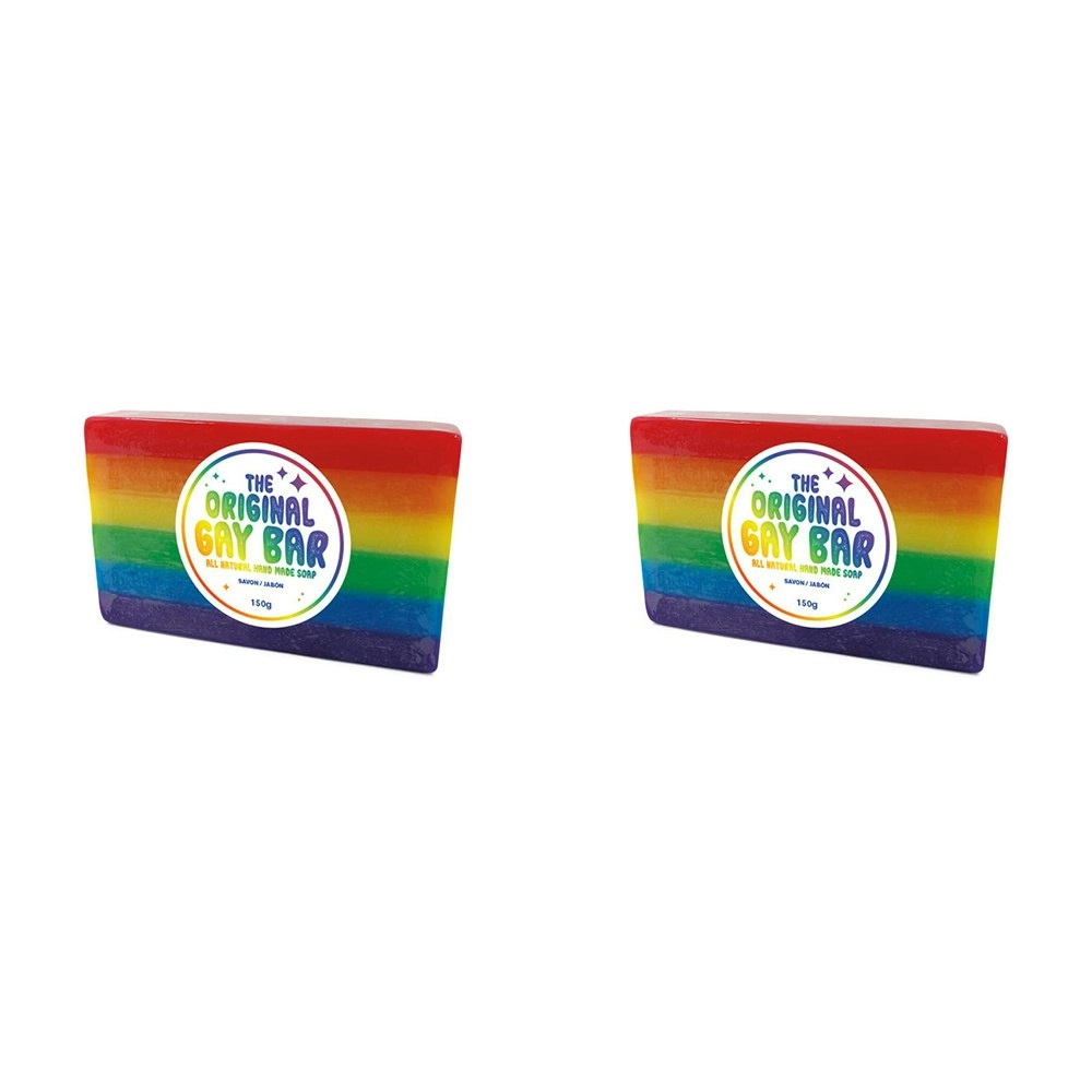 2PK Gamago The Original Gay Bar Soap Hand/Body/Face Bath Shower Wash LGBTQ Pride