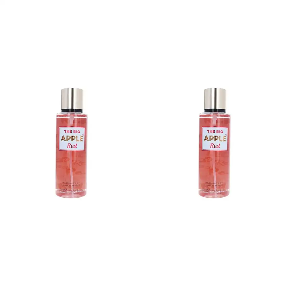 2PK The Big Apple Red 250ml Mist Spray Women's Fresh/Fruity Scent Body Fragrance