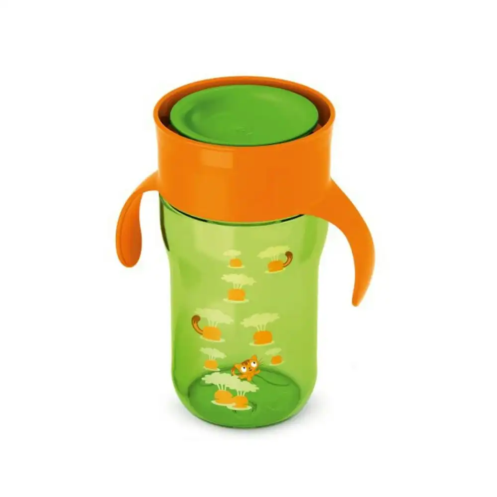 Philips Avent Grown Up Cup/Drink Tumbler Spill-Proof Toddlers Green 340ml 18m+