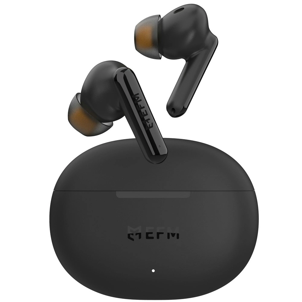 EFM Boston TWS In-Ear Bluetooth Earbuds/Earphones w/ Wireless Charging Case BLK