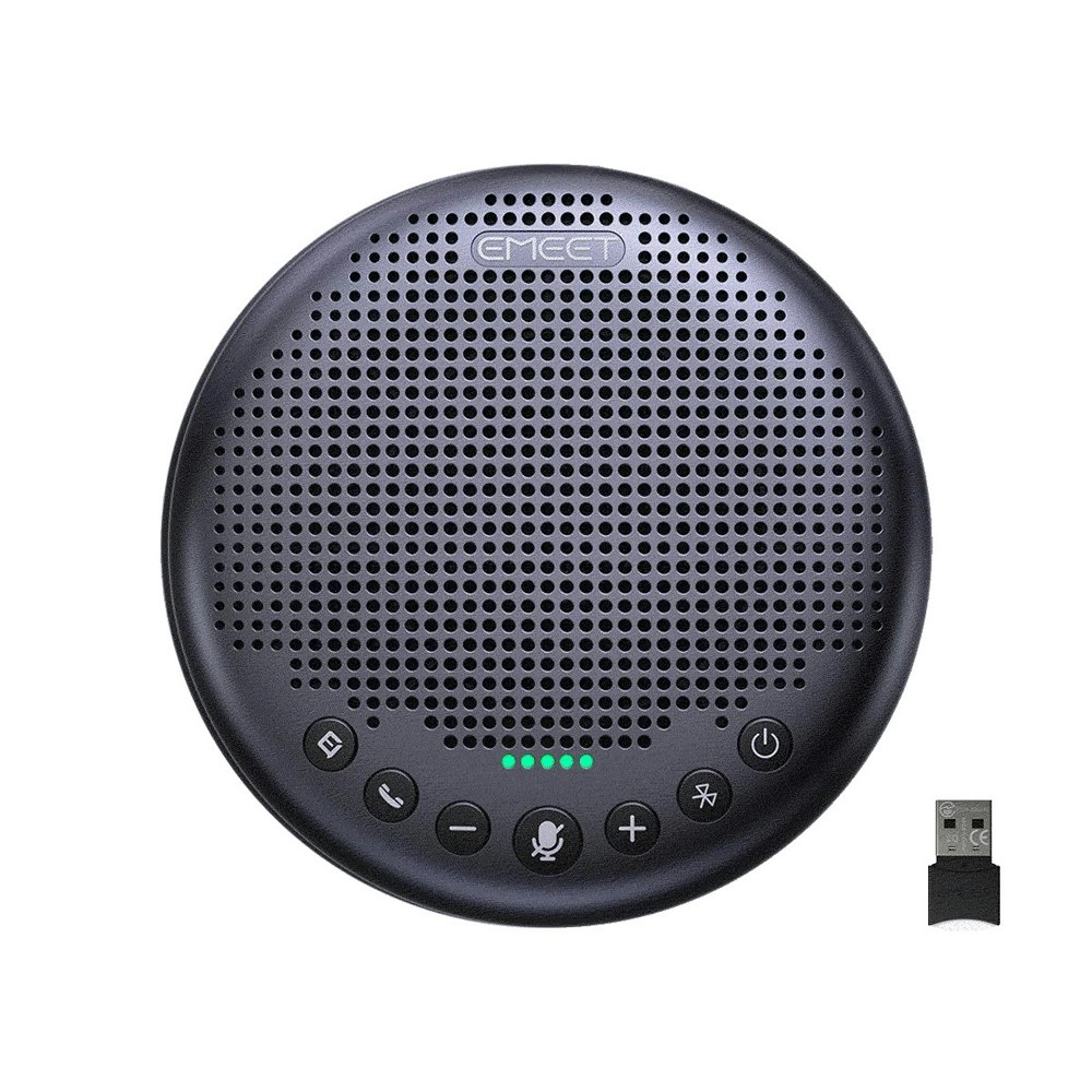 Emeet OfficeCore Luna Plus USB Bluetooth Meeting/Conference Speakerphone Black