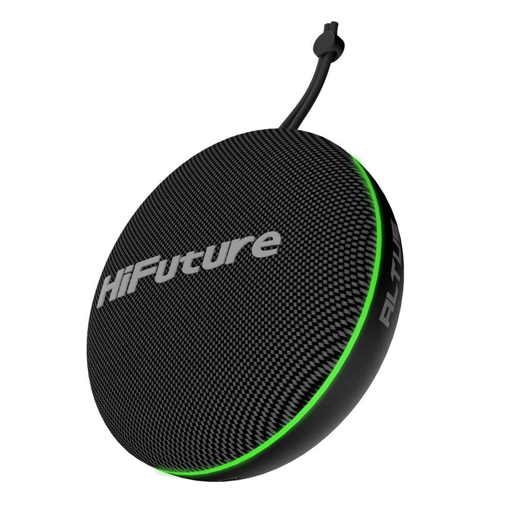 HiFuture Altus 10W Portable Wireless Bluetooth Music Speaker w/ LED Lights Black