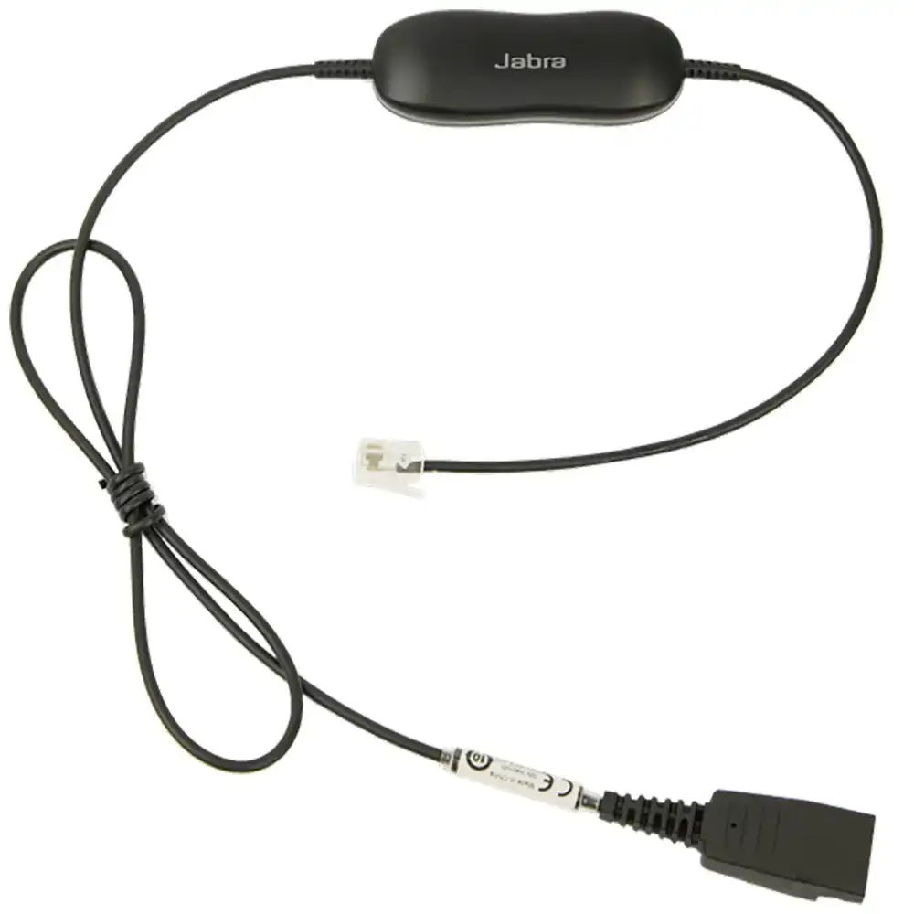 Jabra GN1216 Avaya Cord/Connector For Headset/Deskphone 8 Volume Settings 1m