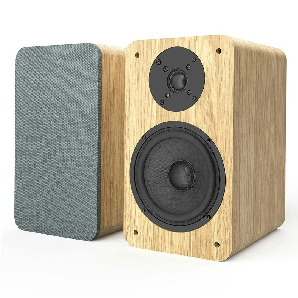 Silcron Purity 2-Way Passive Home Entertainment Bookshelf Speakers - Pine