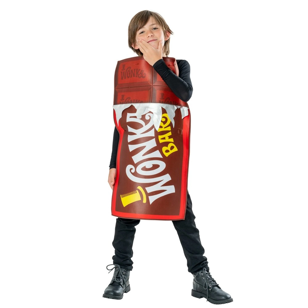 Willy Wonka Size 5-8y Chocolate Bar Foam Tabard Kids Dress-up Cosplay Costume