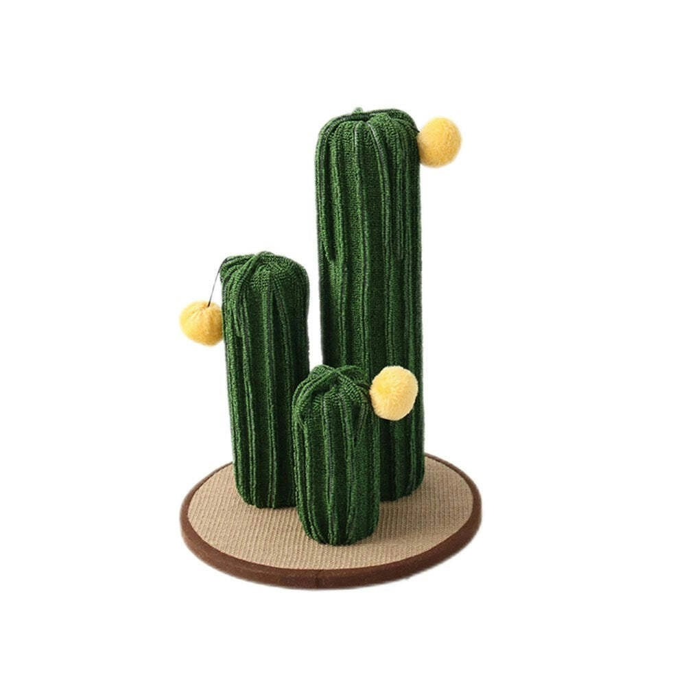 Catio Dessert Cactus Multiple Scratching Post Tree Pet Cat Furniture Scratcher