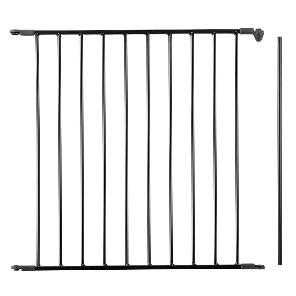 DogSpace 70.5x72cm Extension For Max Safety Security Barrier/Gate Dog/Pet Black