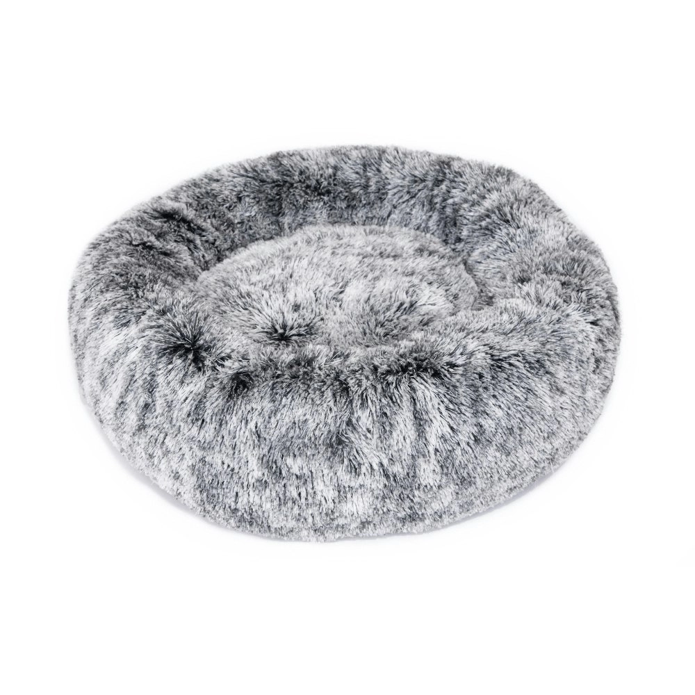 Superior Pet Plus Curl Up Cloud Calming Pet/Dog/Cat Bed Dove Grey Medium 60cm