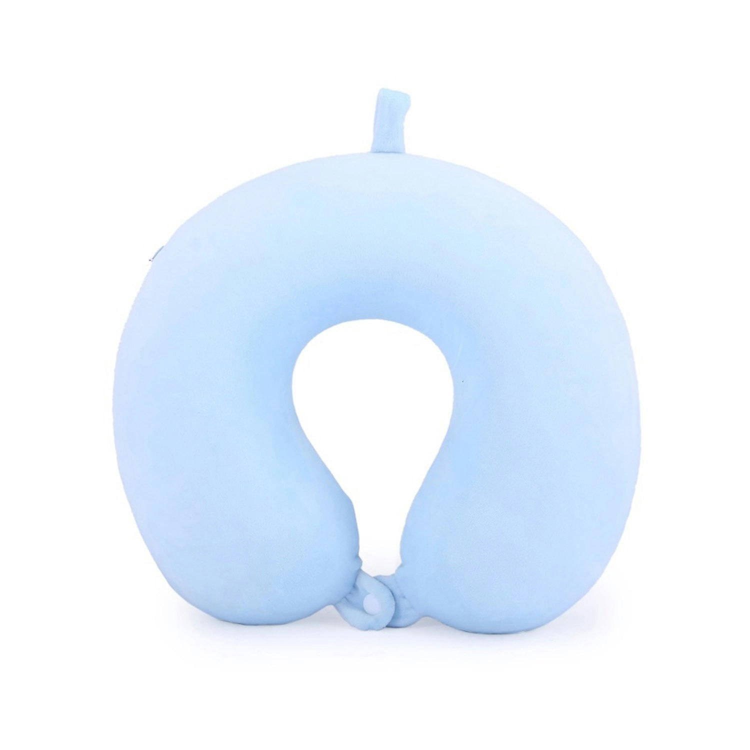 Kate Hill Bloom Lightweight Memory Foam Travel Neck Pillow w/ Loop Blue