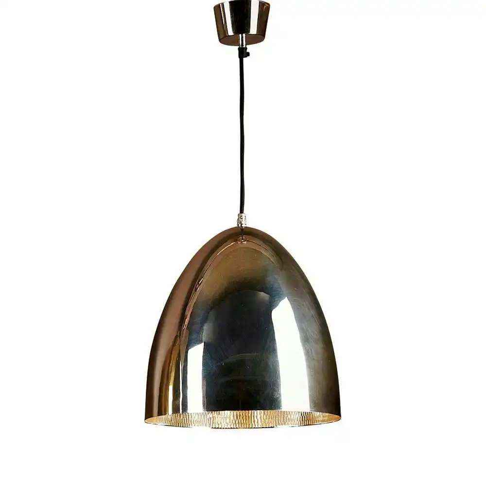 Belle Egg Brass Ceiling Pendant Light 30cm Hanging Room Lamp Home Decor Silver