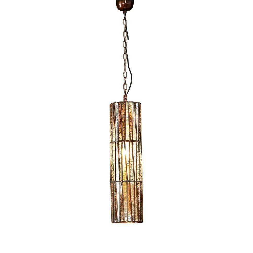 Belle Cape Town Glass/Iron Ceiling Pendant Light 64cm Hanging Lamp Decor Brass