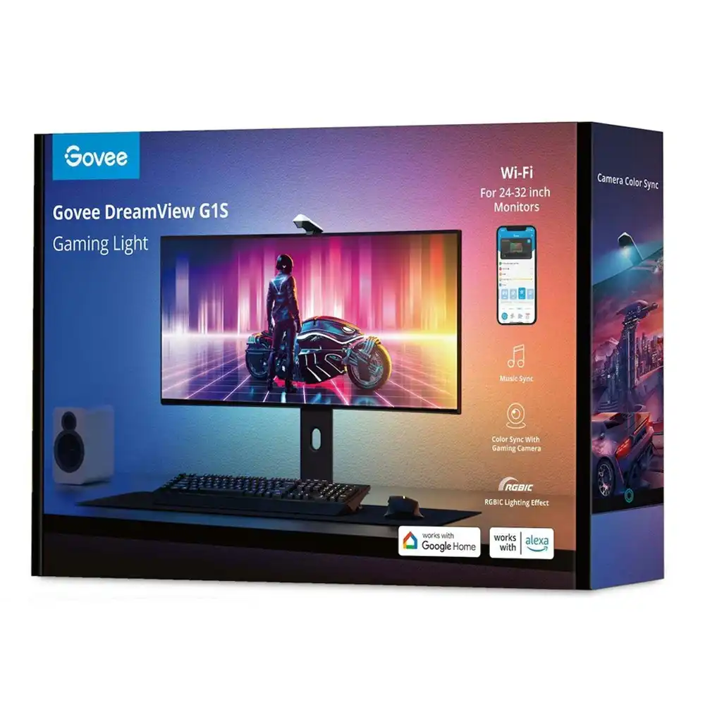 Clever Gear Govee Dreamview G1S Smart Gaming Backlight Kit For 24-32" Monitor