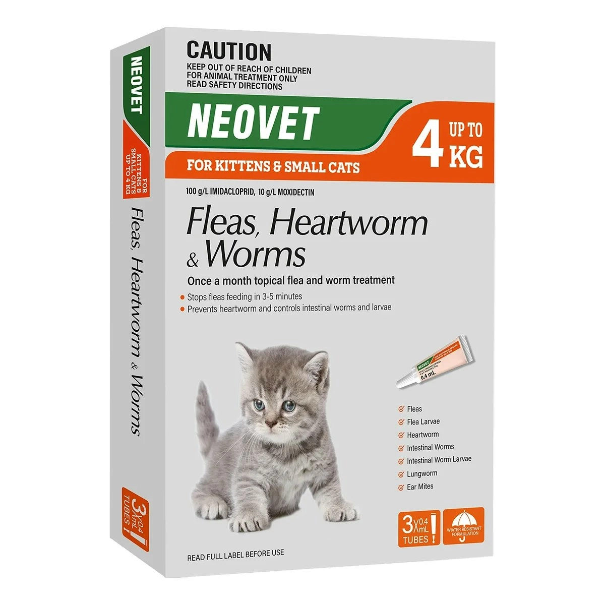 Neovet for Kittens and Small Cats Up to 4kg (Orange)