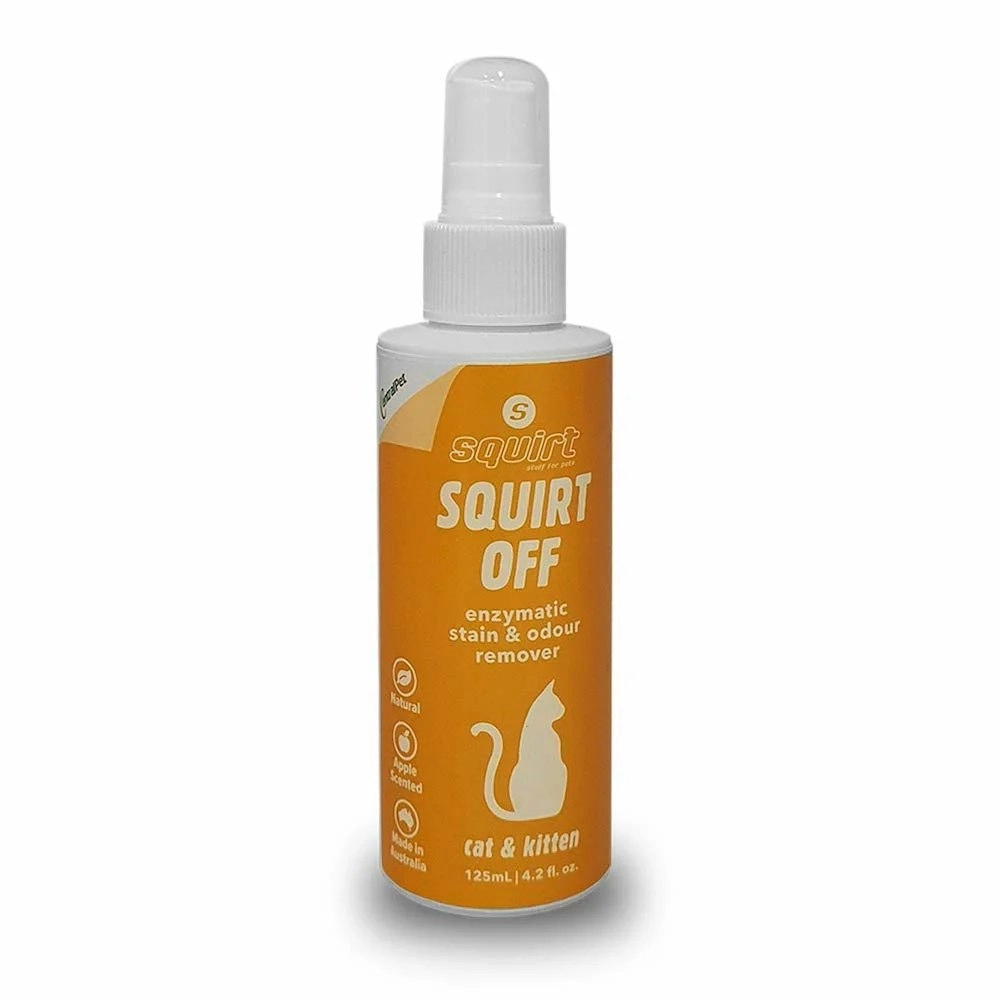 Squirt Off Enzymatic Stain & Odour Remover For Cats - 125ml & 500ml