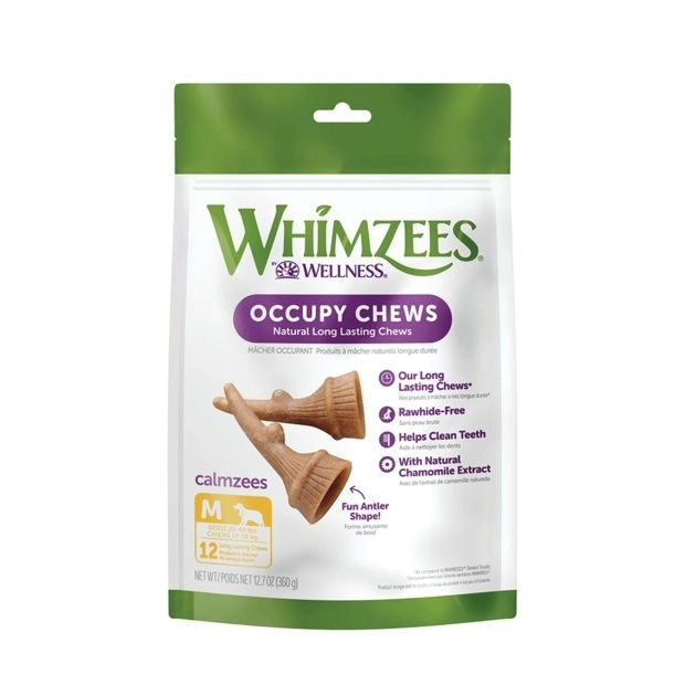 Whimzees Occupy Antler Dog Chews - Medium