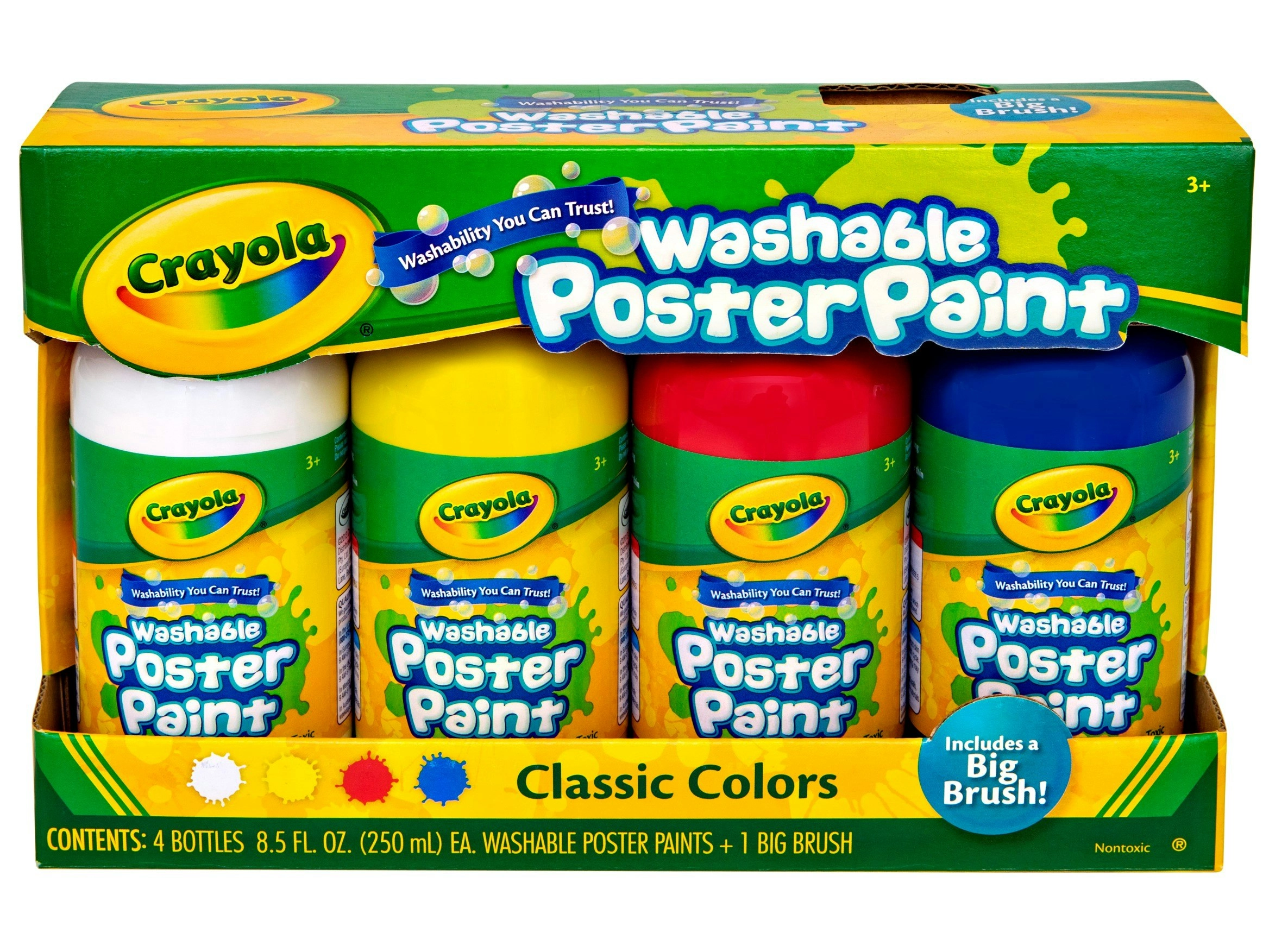 Crayola Washable Poster Paint-A-Pack Classic Colors