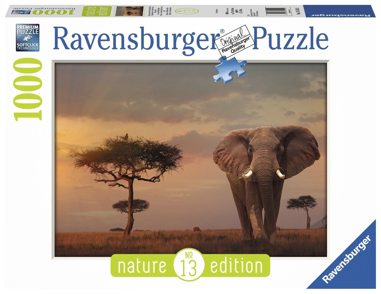 Ravensburger 1000pc Elephant of the Massai Mara