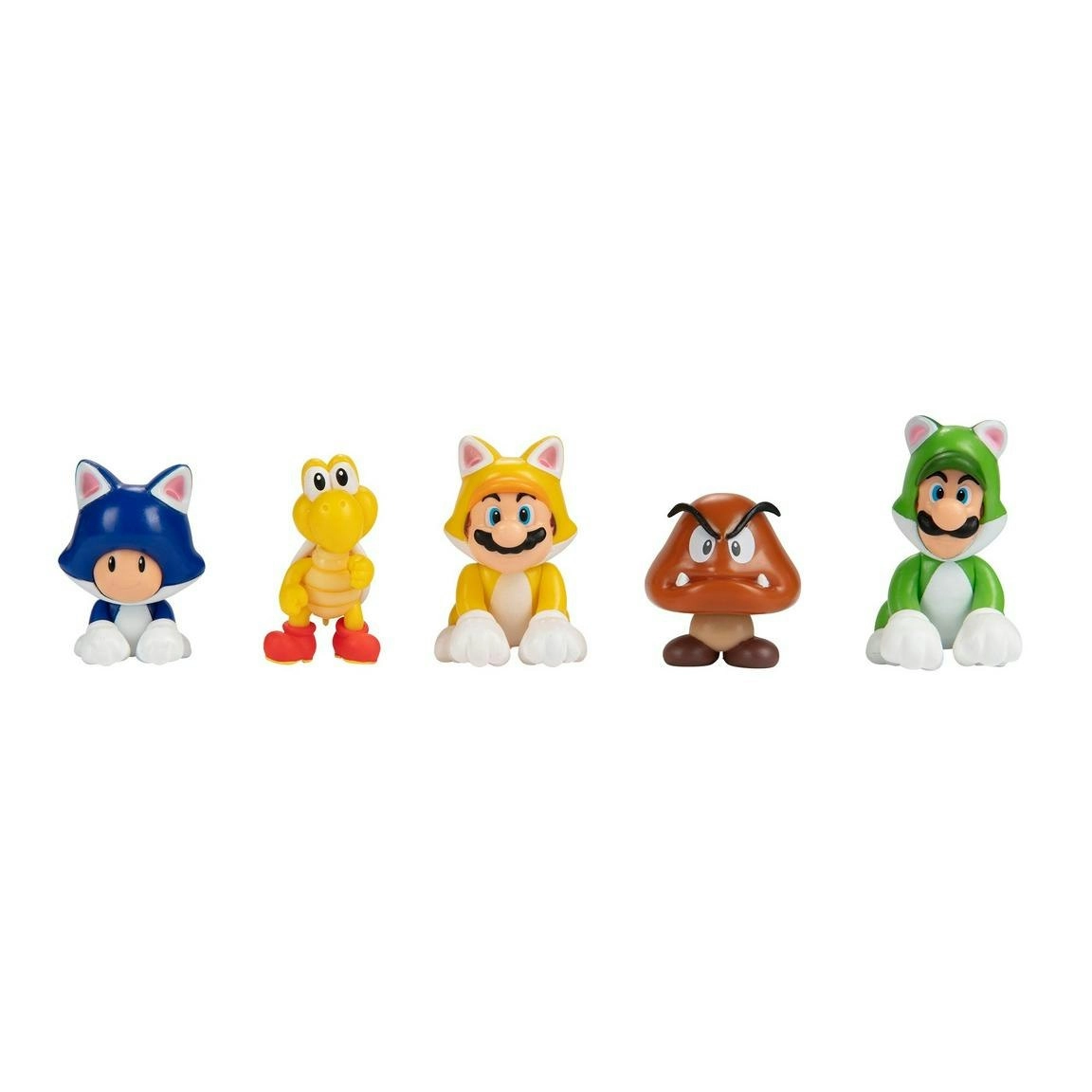 Nintendo Super Mario 3D World 2.5-in Figure 5-Pack