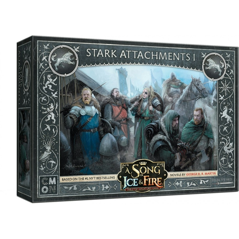 CMON A Song Of Ice & Fire Miniatures Game Figure TTRPG Stark Attachments 1 14y+