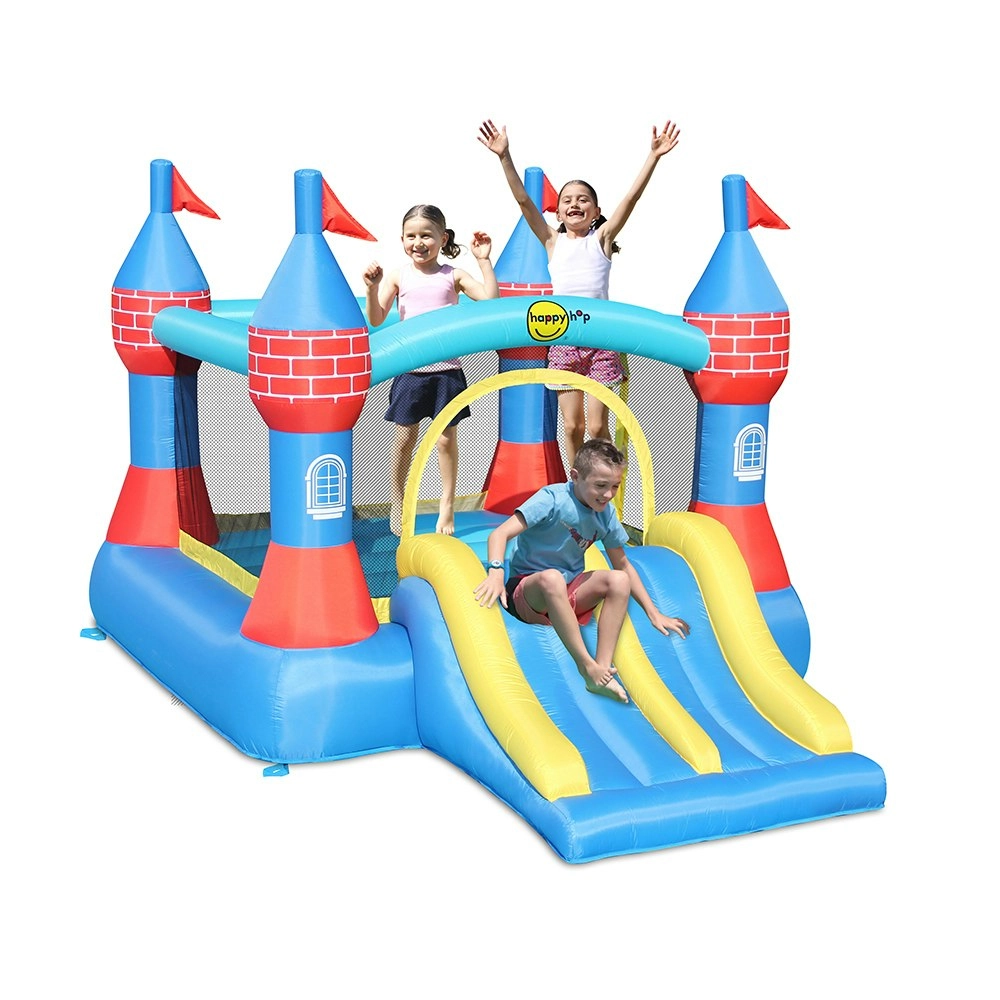 Happy Hop Inflatable 370cm Castle Bouncer w/ Double Slide Kids/Child Outdoor Toy