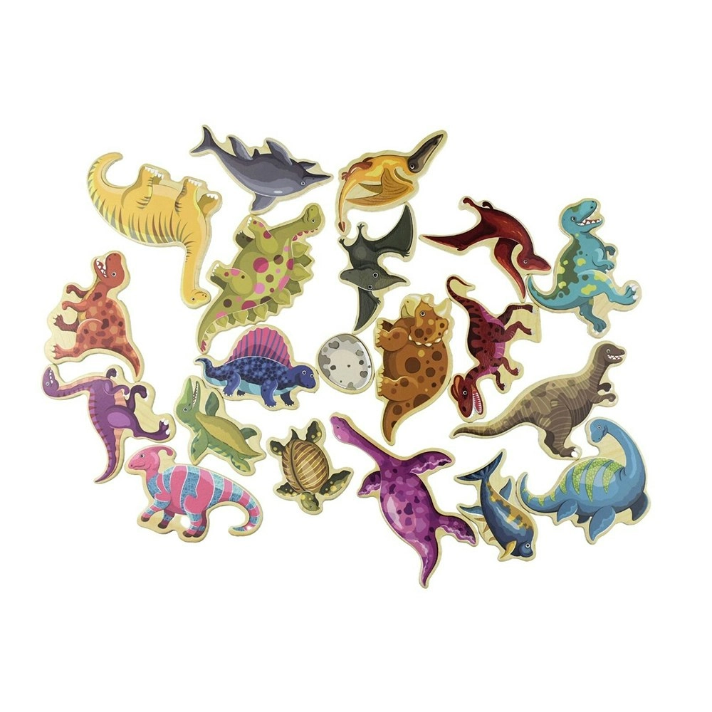 20pc Koala Dream Fridge Friends Magnetic Dinosaurs Baby Learning Toy 3+