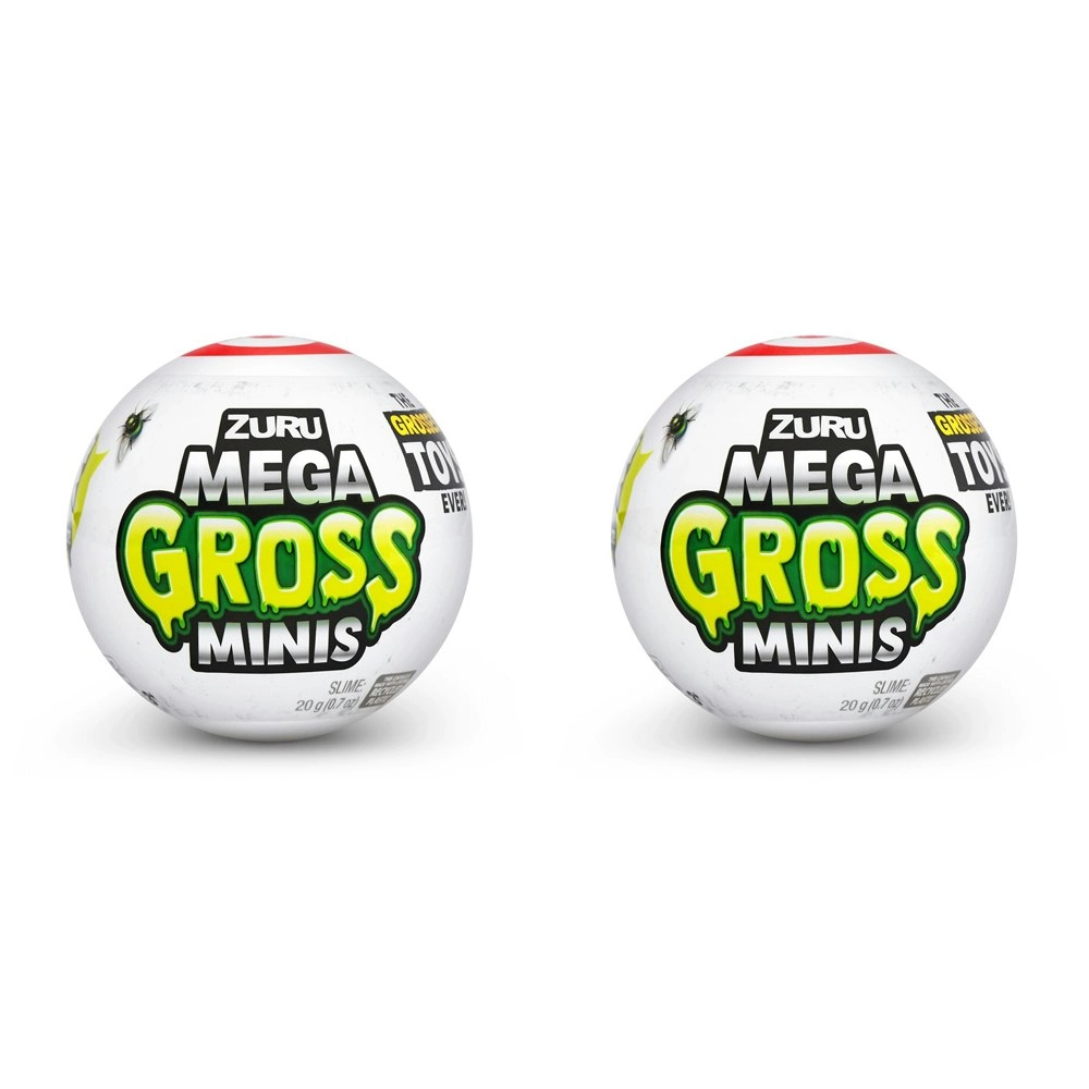 2x ZURU 5 Surprise Mega Gross Minis Series 2 Kids/Children Playing Toy Asstd 3y+