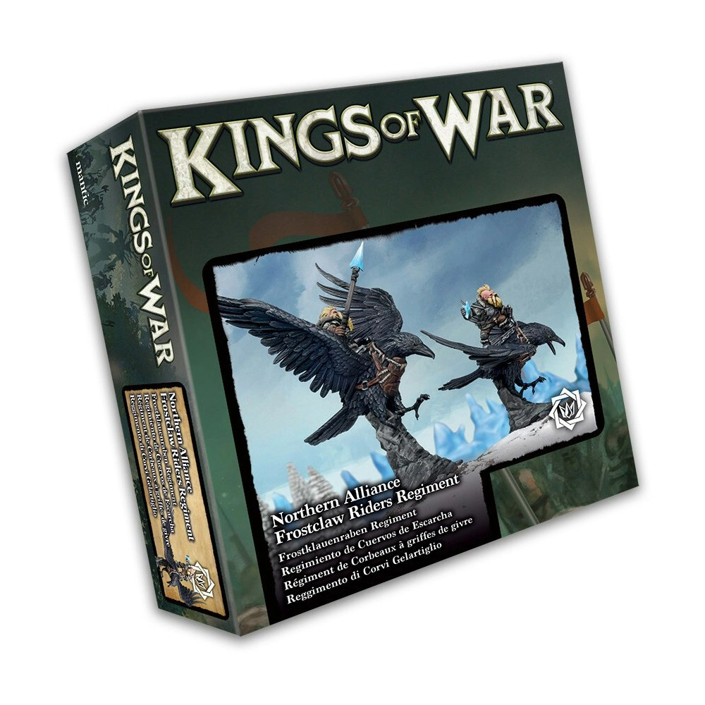 Mantic Games Kings of War Northern Alliance Frostclaw Raven Regiment Figure Toy