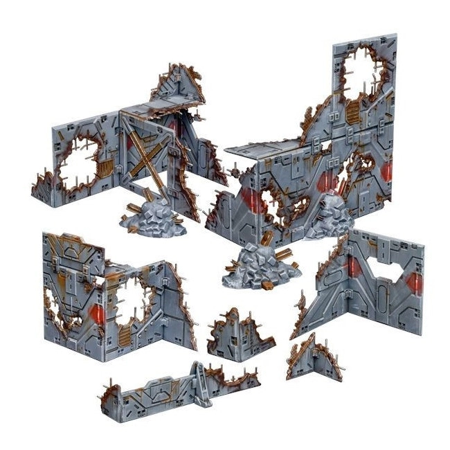 Mantic Games Terrain Crate Battlefield Ruins Series 2 TTRPG Game Accessory Set