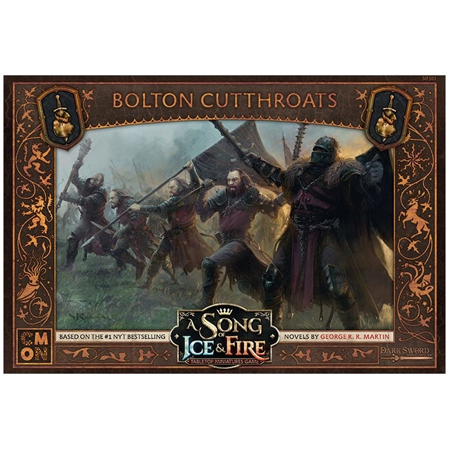 CMON A Song Of Ice & Fire Miniatures Game Figure TTRPG Bolton Cutthroats 14y+