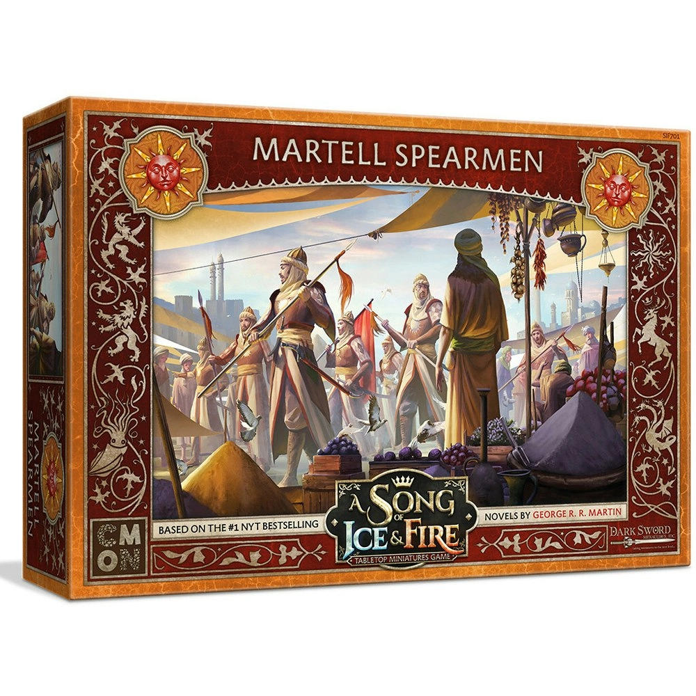 CMON A Song Of Ice & Fire Tabletop Miniatures Game Figure Martel Spearmen 14y+