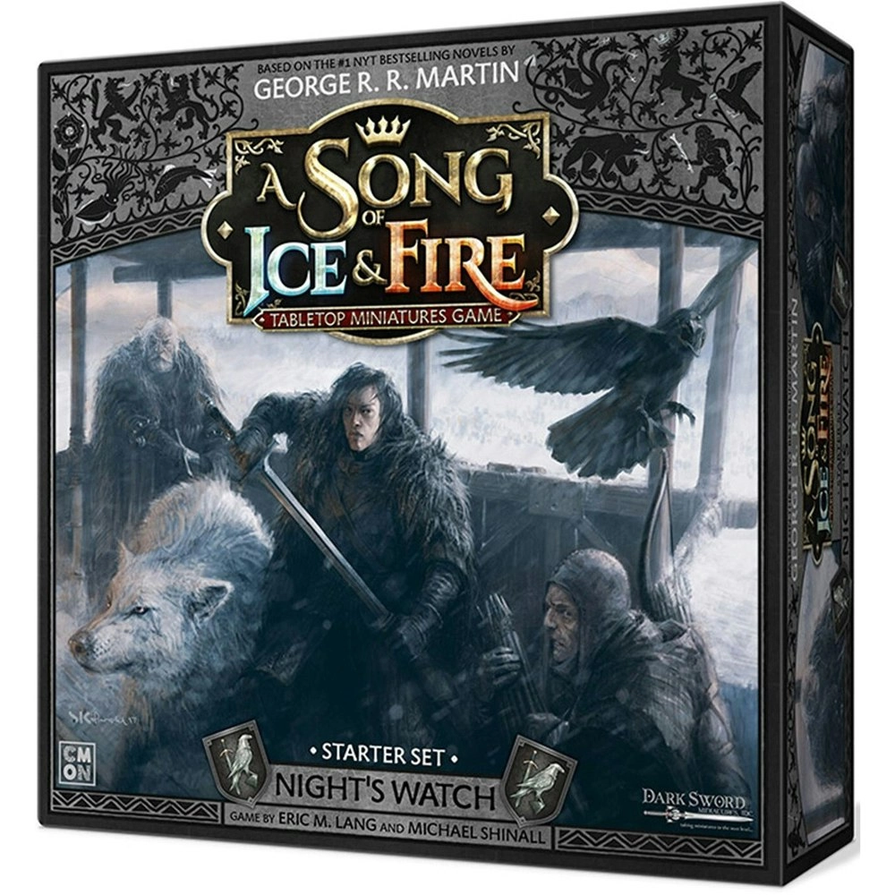 CMON A Song Of Ice & Fire Tabletop Miniatures Game Night's Watch Starter Set 14+