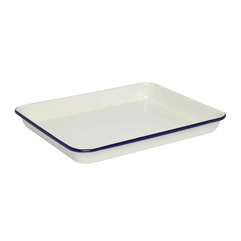 Wiltshire Double Coated Porcelain Enamel Baking Tray 26.5x21x2cm 800ml