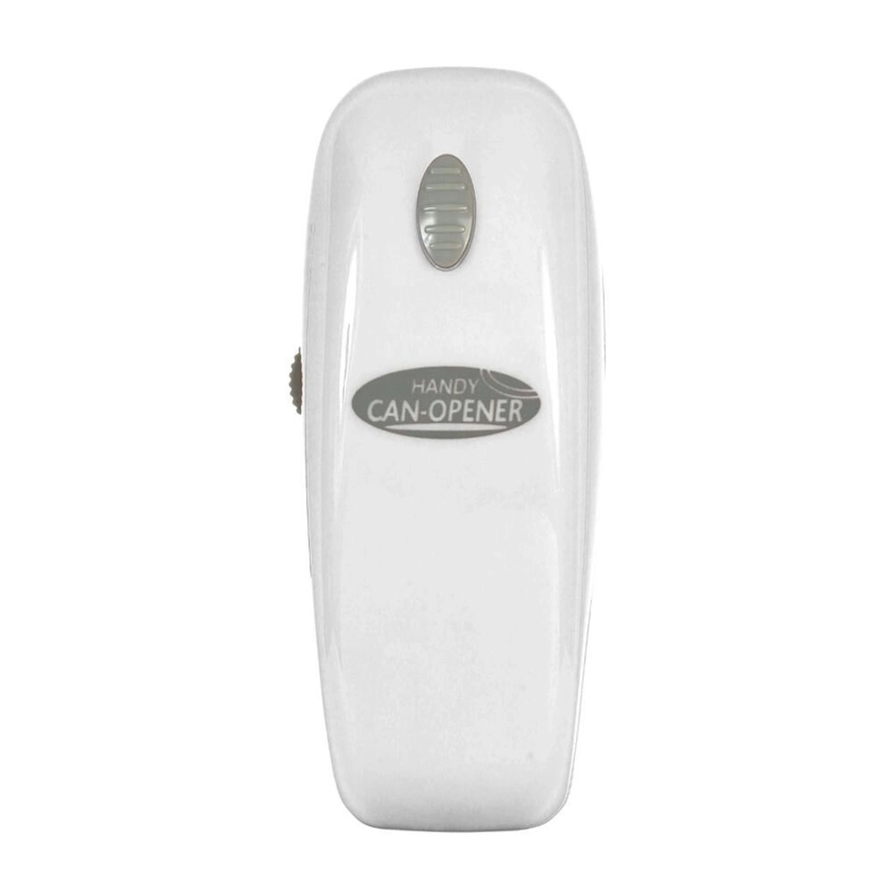 Handy Electric/Battery Operated Can Opener Automatic/Hands Free Food/Drink White