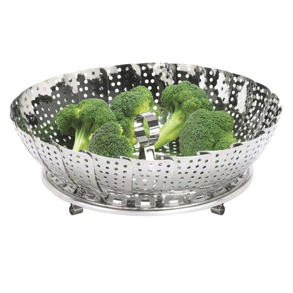 Avanti 28cm Stainless Steel Collapsible/Foldable Vegetable/Veggie Steamer Basket