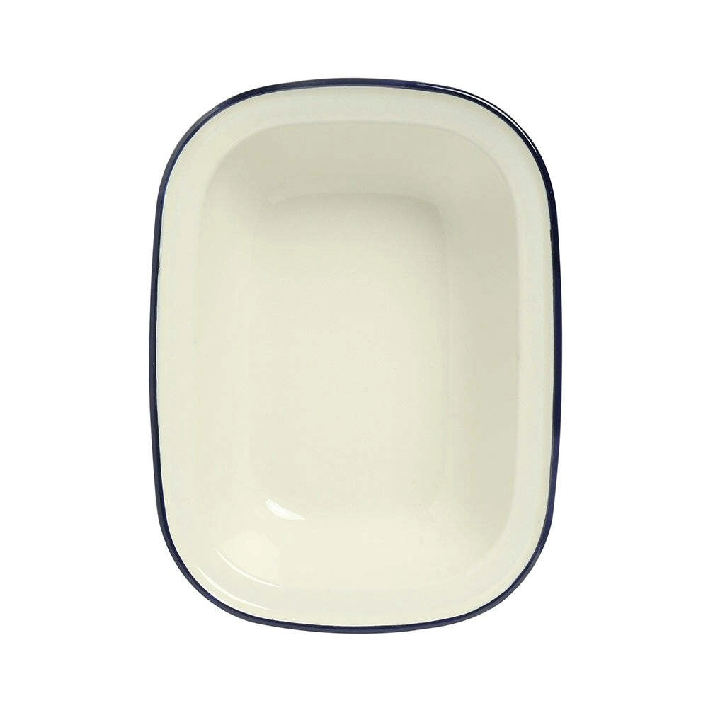 Wiltshire Double Coated Porcelain Enamel Oblong Pie Dish 1L 21.5x15cm Blue