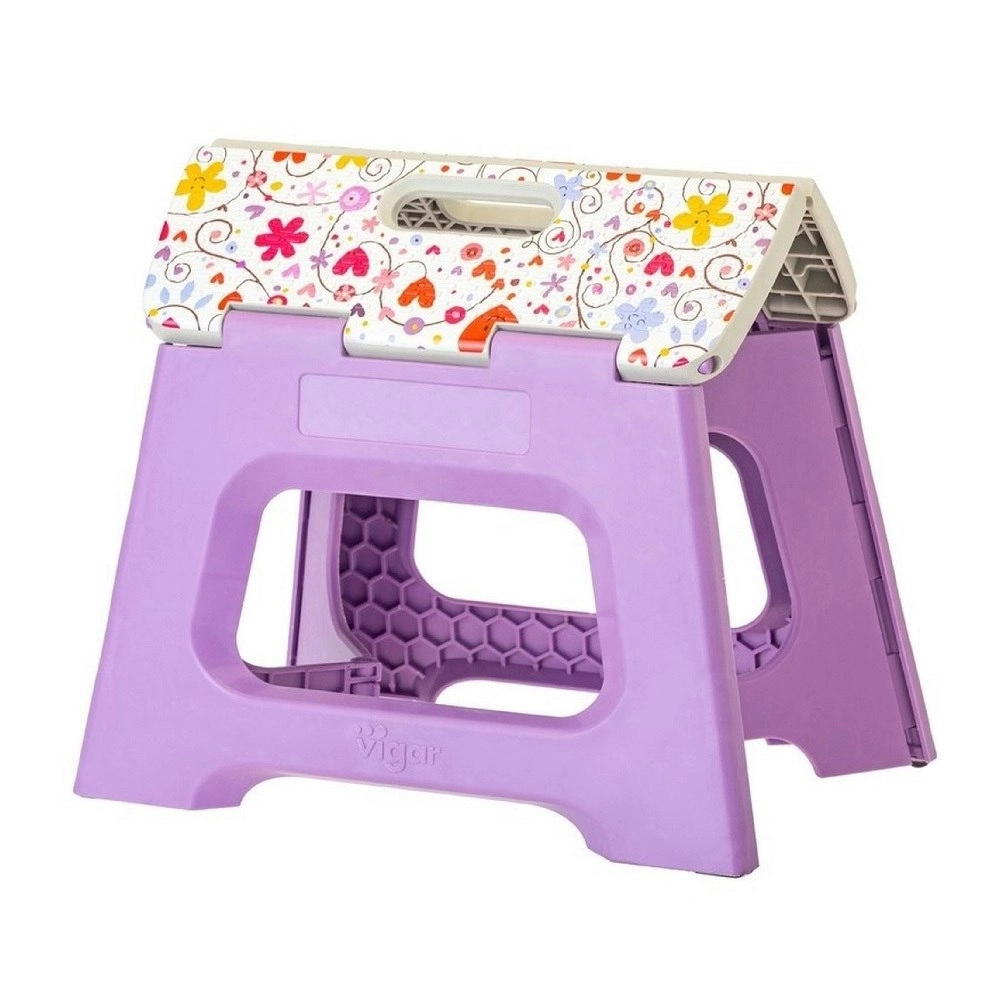 Vigar Compact Love 23cm Kids/Children Foldable Stool/Footstool Home/Kitchen