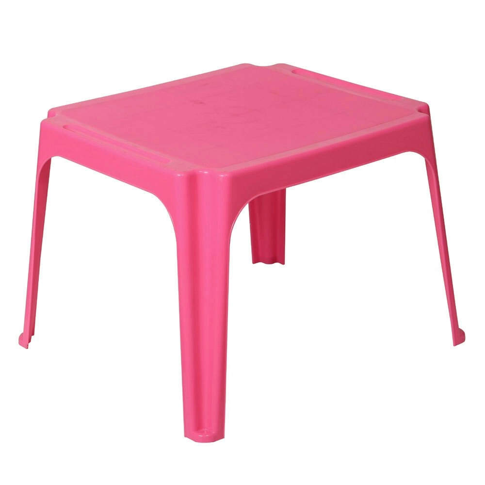 Tuff Play 60cm Tinker Table Kids Plastic Desk Furniture Indoor/Outdoor 2-6y Pink