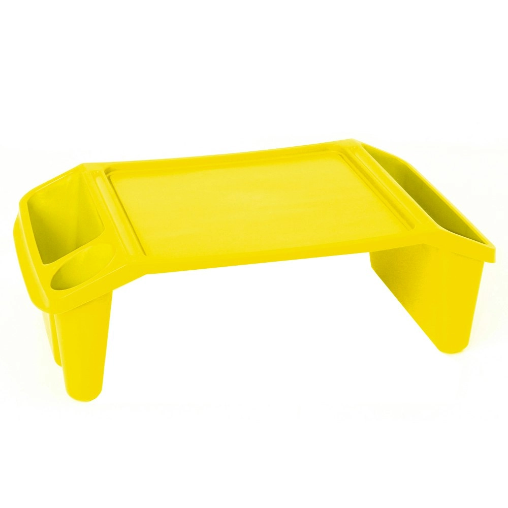 Tuff Play 56x36cm Learner Kids Lap Table Children Desk 3y+ w/ Cup Holder Yellow