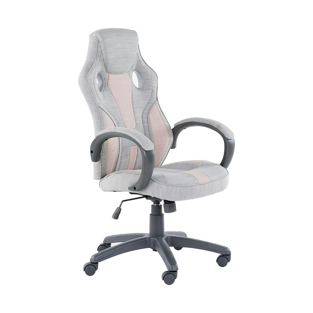 X Rocker Maverick Erganomic Junior Office Gaming Chair Powder/Grey Fabric