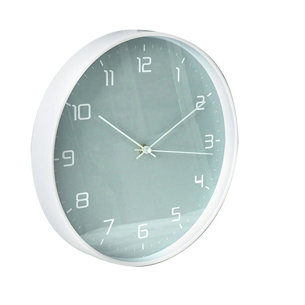 Unigift 12Inch/30cm Classic Wall Clock White/Grey Assorted Colours Home Decor