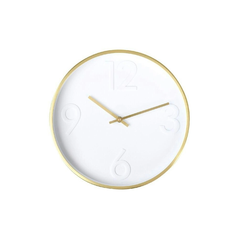 Degree Otto Home Office Decor Quartz Wall Analog Clock Gold/White Round 30cm